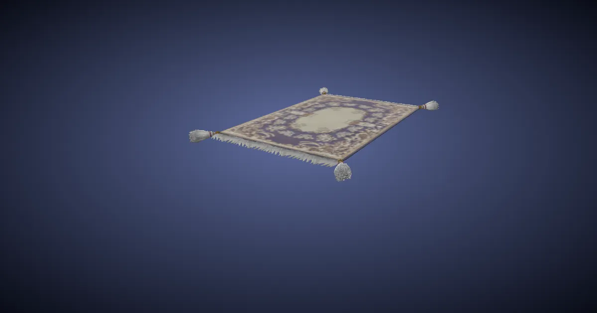 Magicked carpet in 3D
