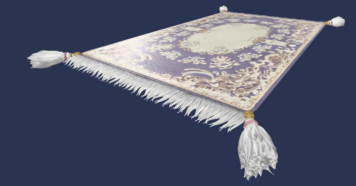 Magicked carpet in 3D