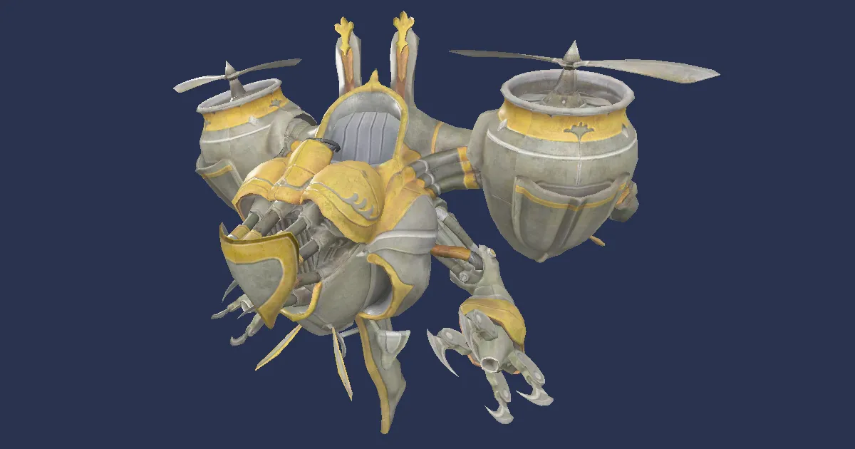 Magitek sky armor in 3D