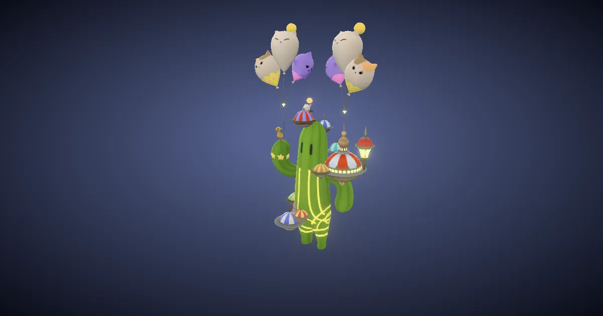 Sabotender Emperador in 3D