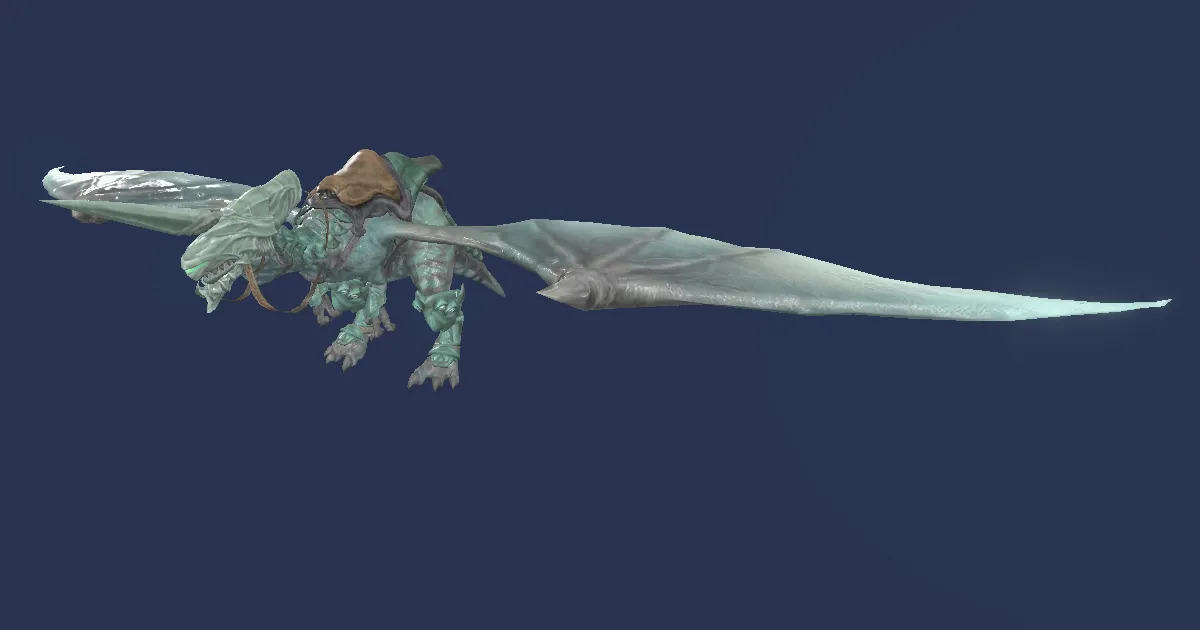 Smaragd-Gwiber in 3D