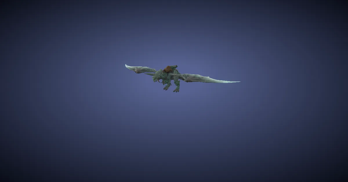 Dragon émeraude en 3D
