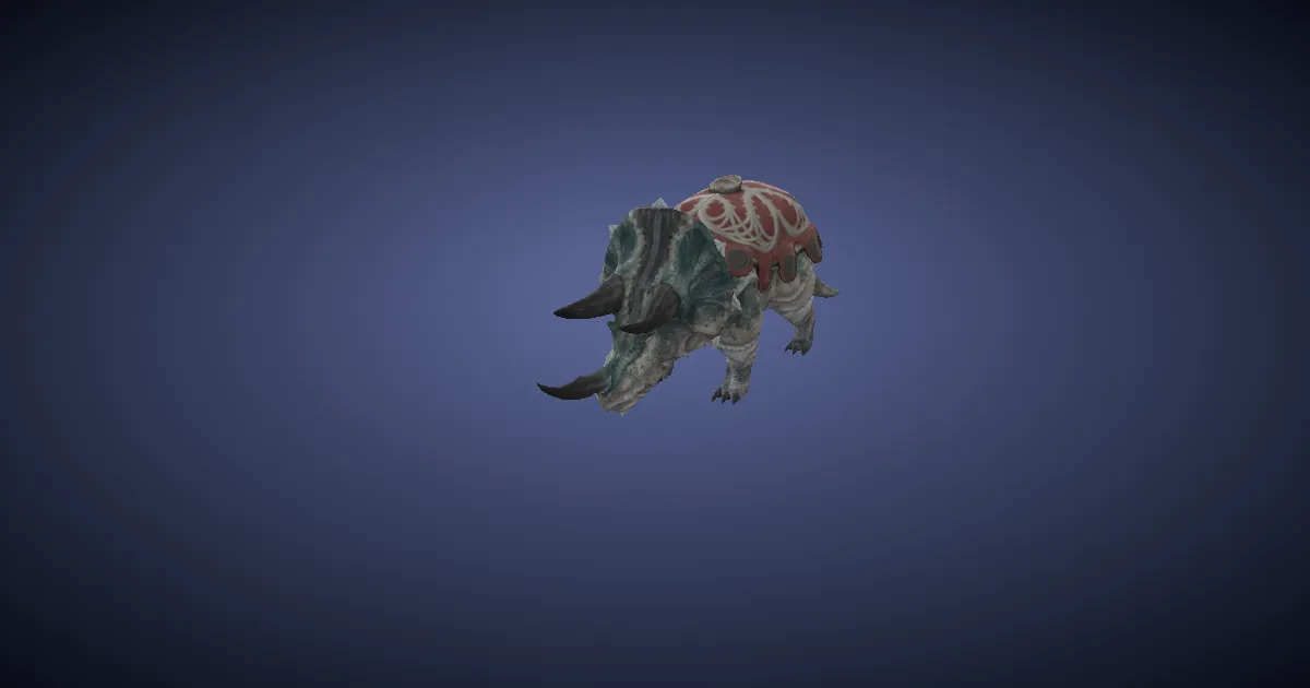 Triceratops in 3D