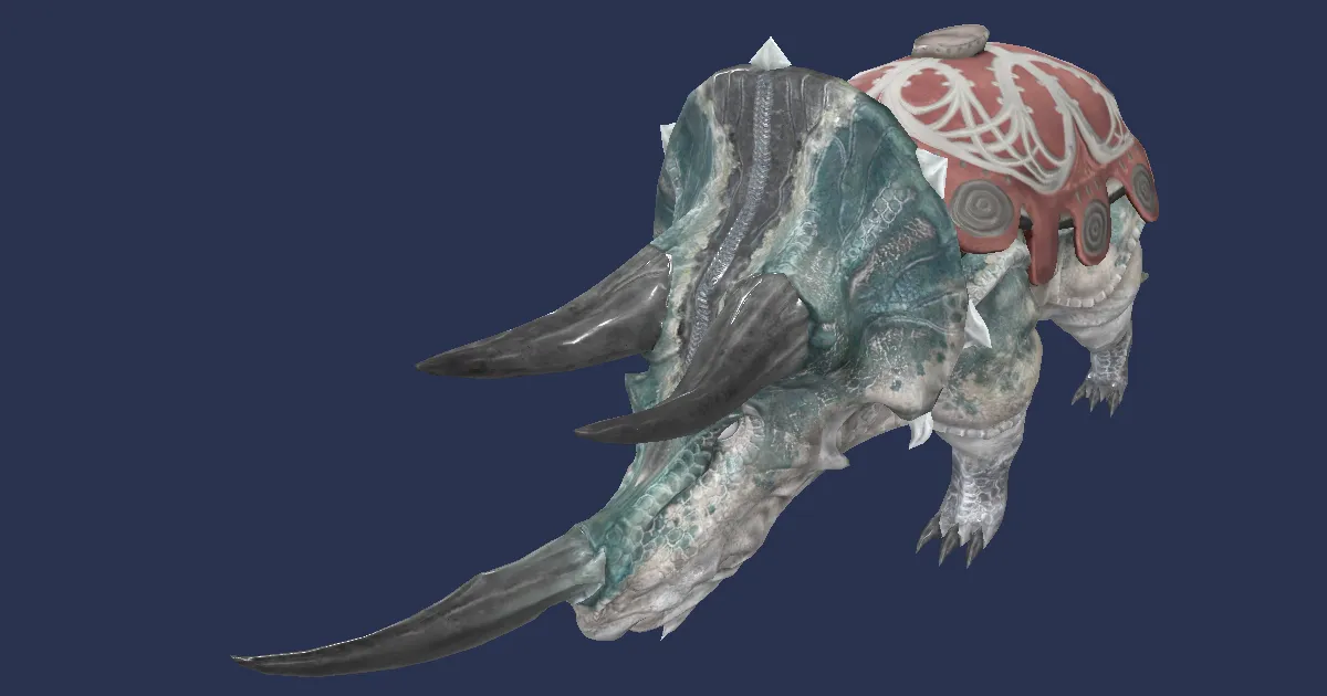 Triceratops in 3D