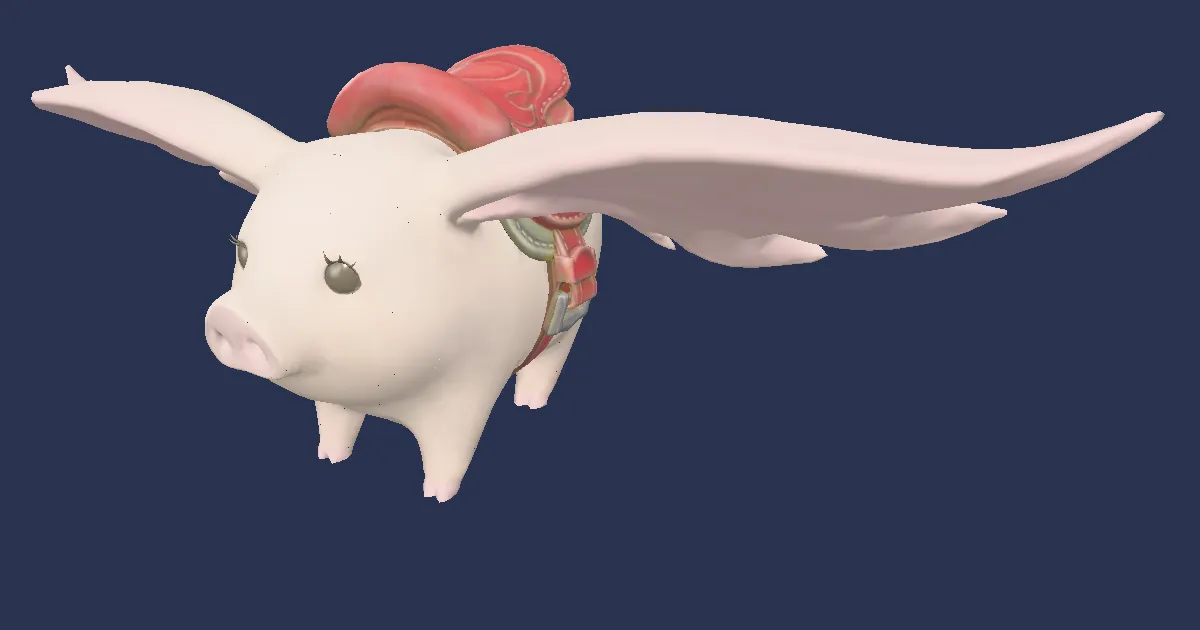 Stattliche Quiexie in 3D