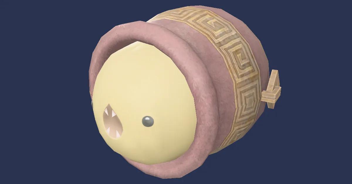 Jarre du Serpent marin en 3D