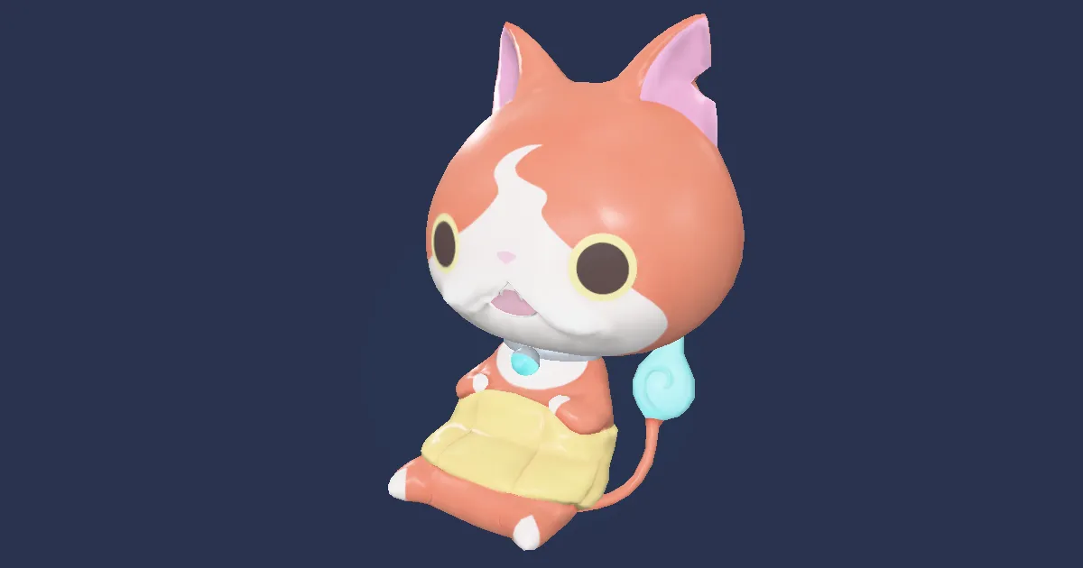 Jibanyan-Sofa in 3D