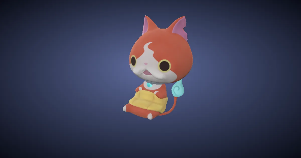 Jibanyan-Sofa in 3D