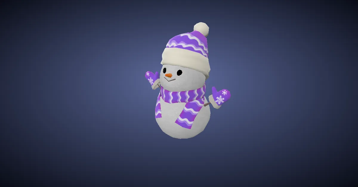 Streamer de neige en 3D