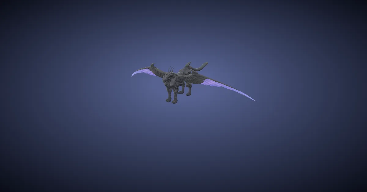 Lynx of eternal darkness in 3D