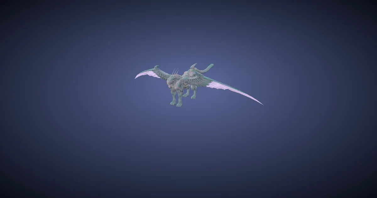 Lynx of divine light in 3D