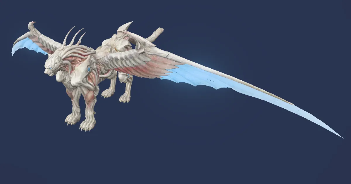 Lynx of abyssal grief in 3D