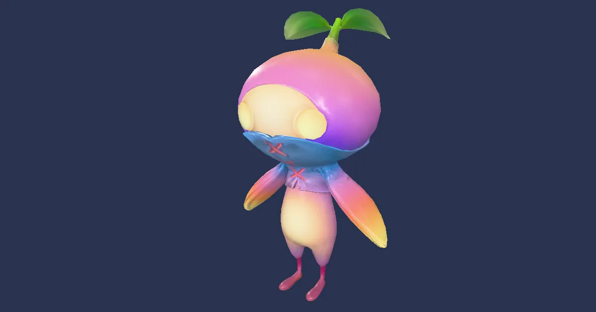 Island adenium in 3D