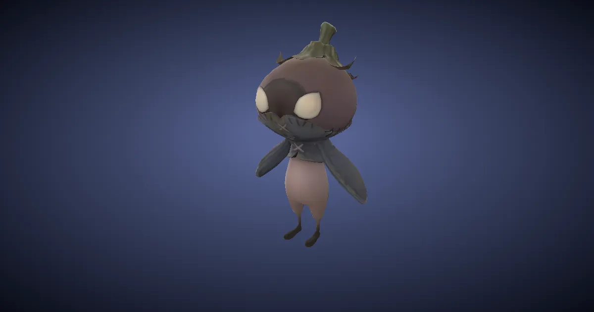 Ritter Paradiesaubergine in 3D