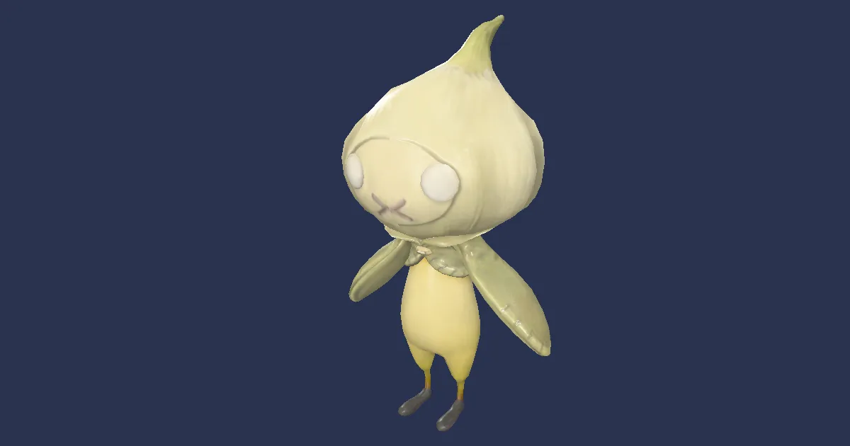 Island Garlic Jester in 3D