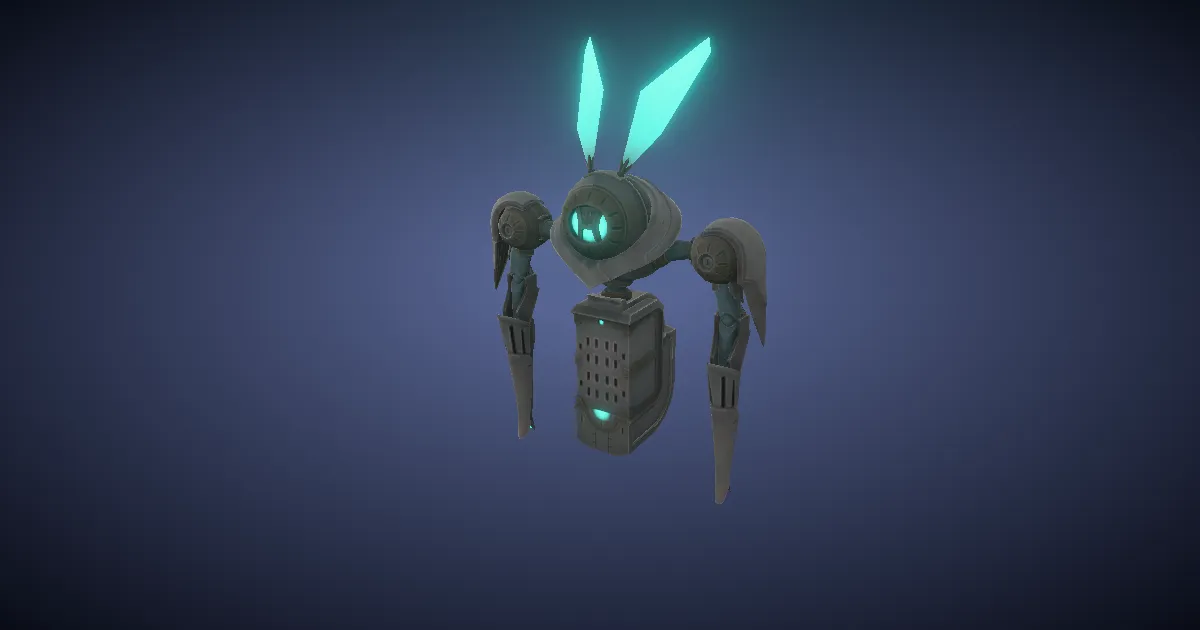 Moon-hopper in 3D