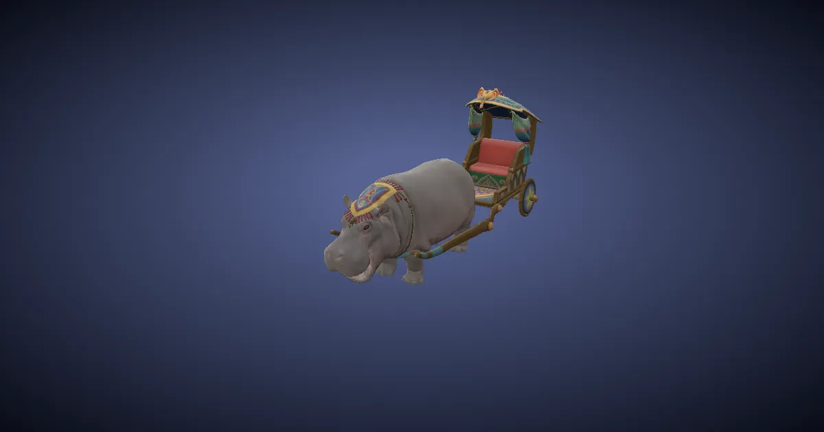 Hippochar en 3D