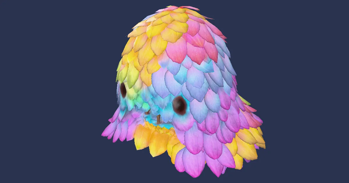 Ornamental shrublet in 3D