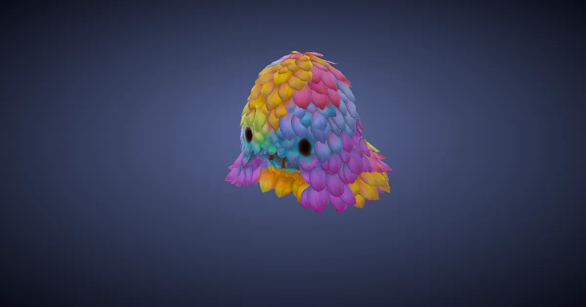 Ornamental shrublet in 3D