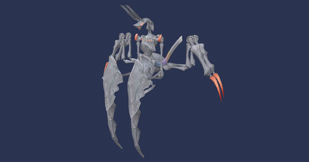 Magitek slasher in 3D