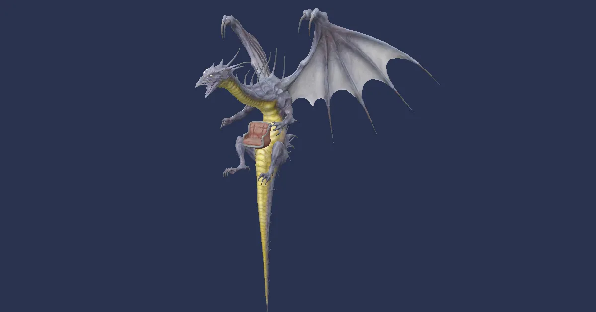 Apocryphal Bahamut in 3D