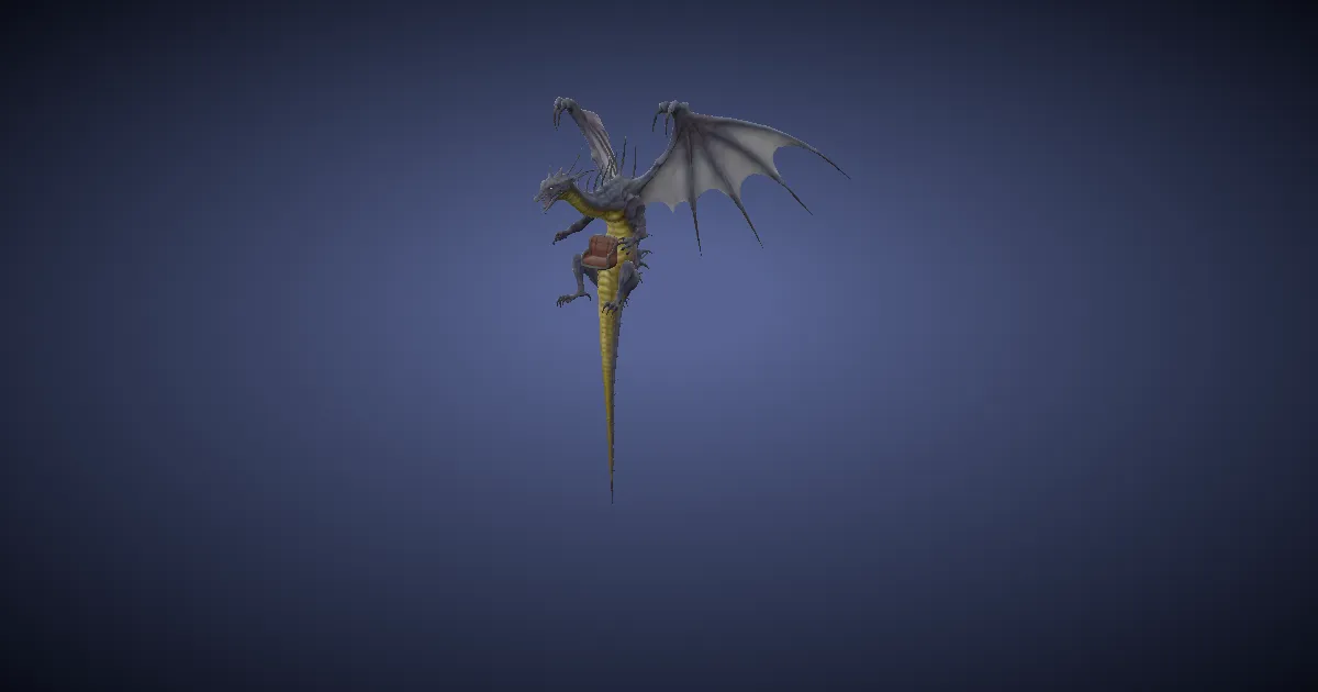 Apocryphal Bahamut in 3D
