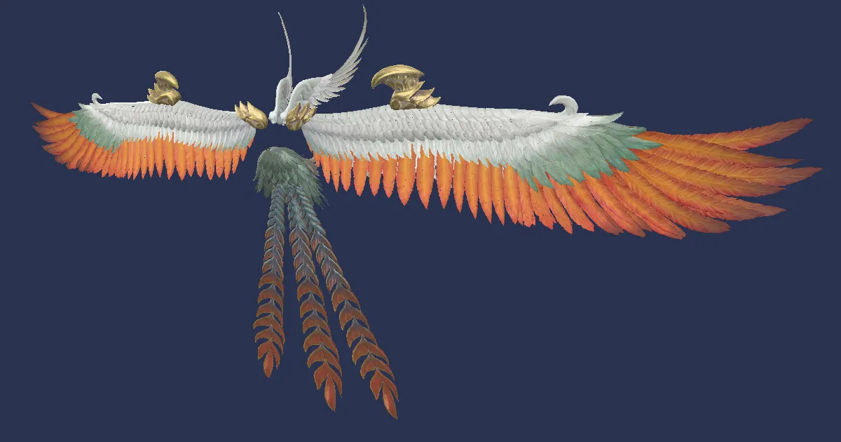 Wings of ruin in 3D