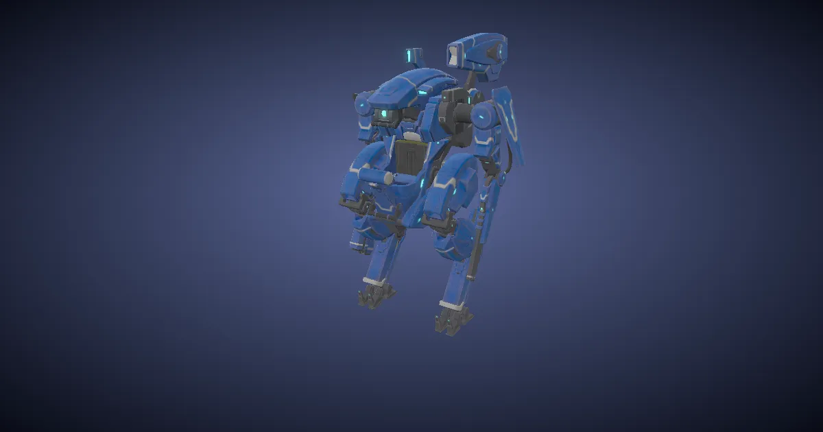 Sternenläufer Mk-B in 3D