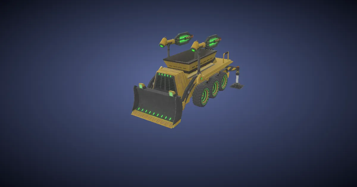 Warp loader in 3D