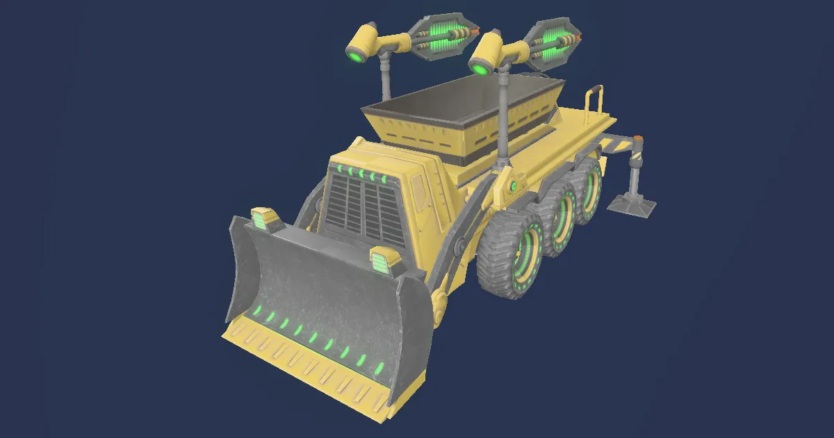 Warp loader in 3D