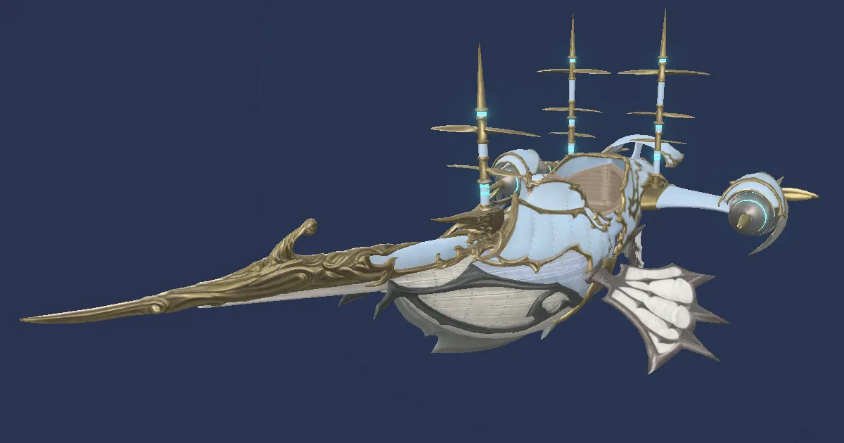 Ancient airship in 3D
