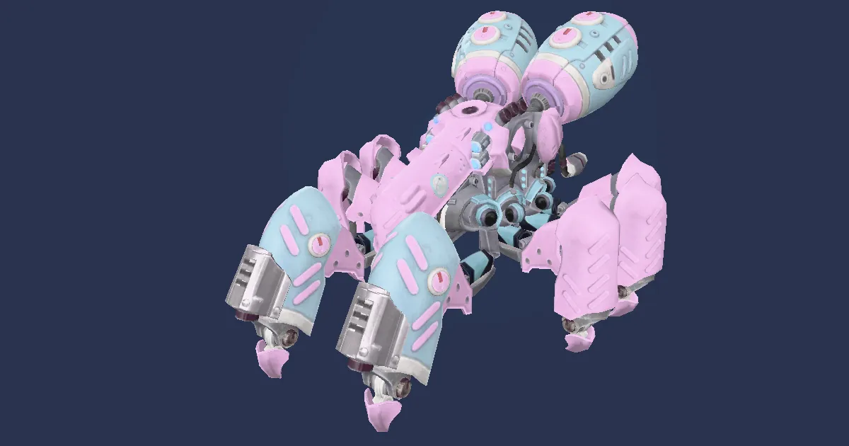 Cosmic armored weapon beta in 3D