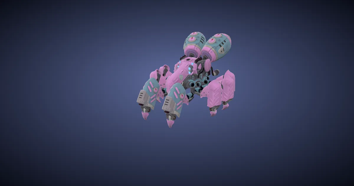 Arme blindée cosmique 2.0 en 3D