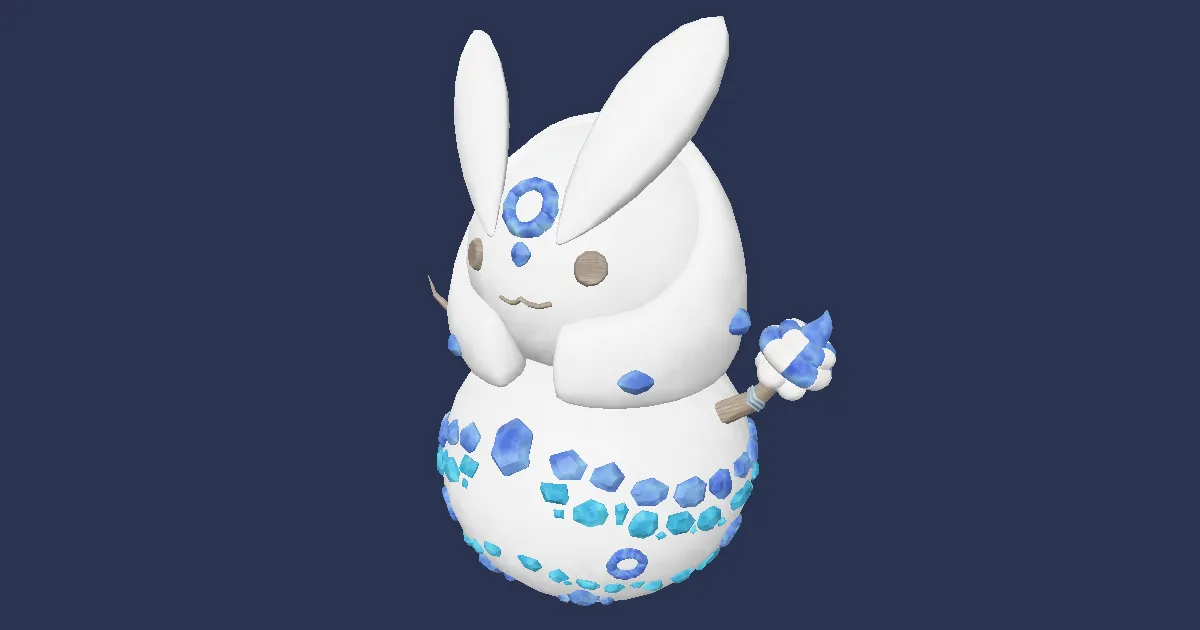 Turali snowman in 3D