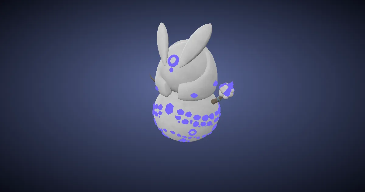 Turali snowman in 3D