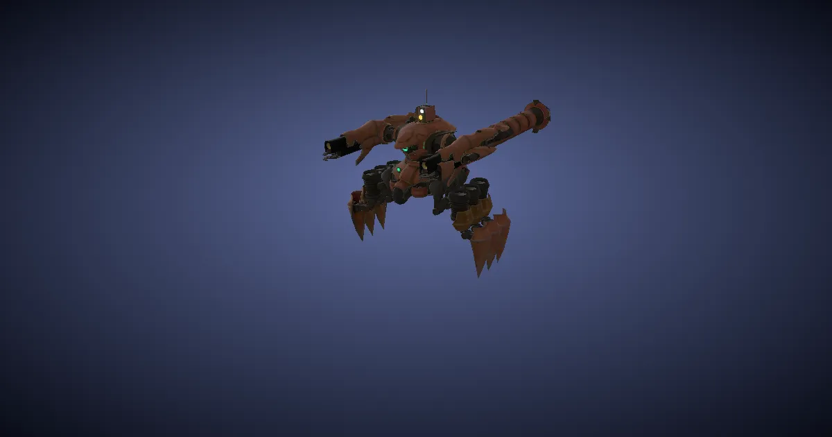 Scorpion gardien en 3D