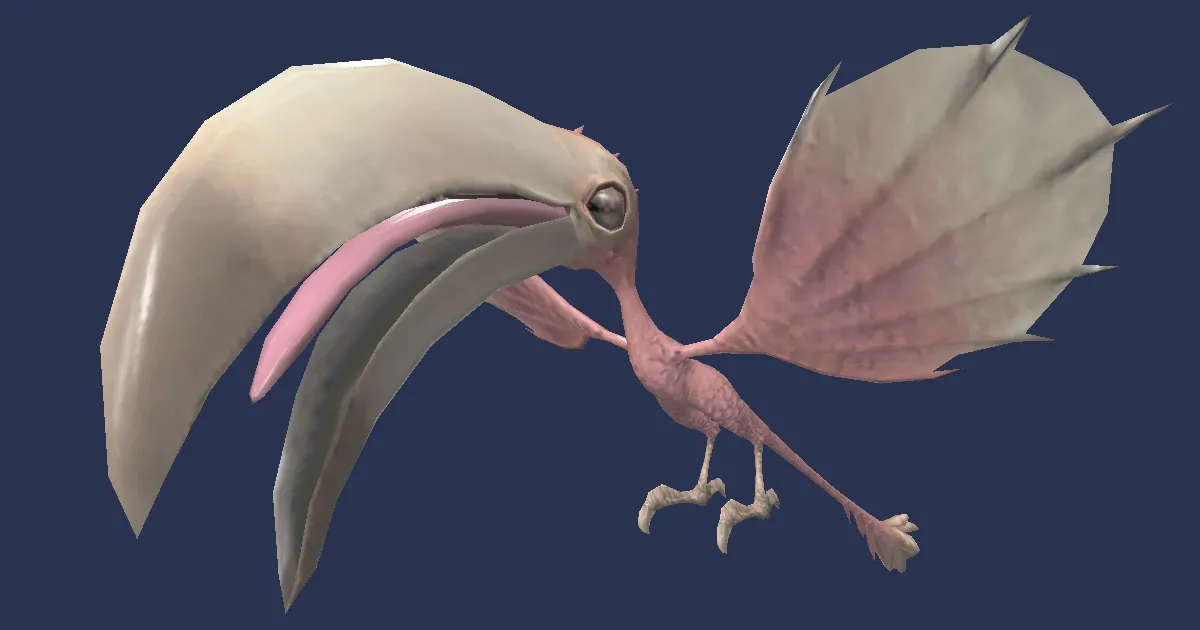 Colibri callado in 3D