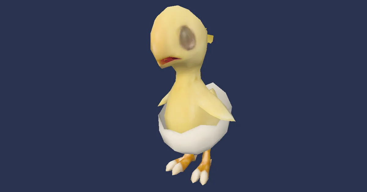 Wayward hatchling in 3D