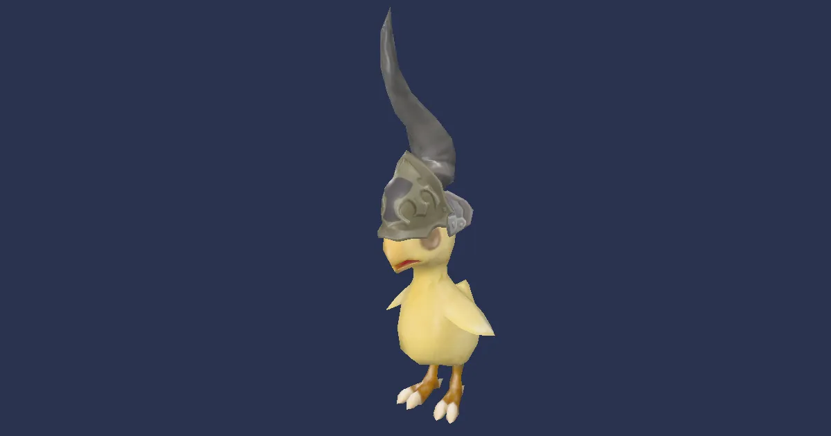 Bébé chocobo des Immortels en 3D