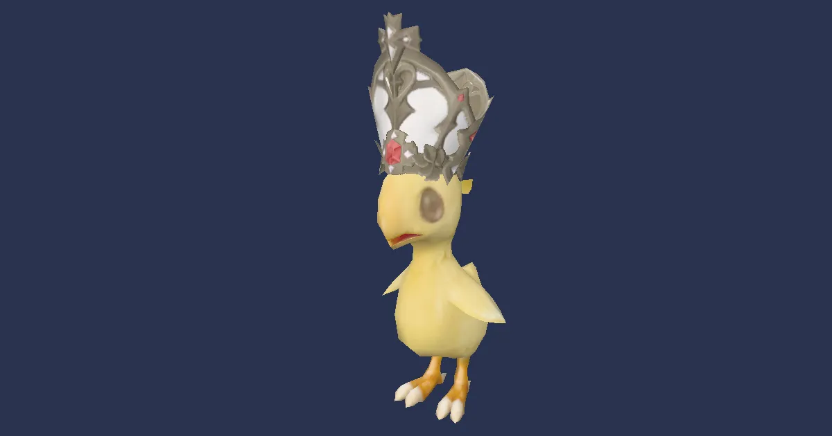 Chocobo-Prinz in 3D