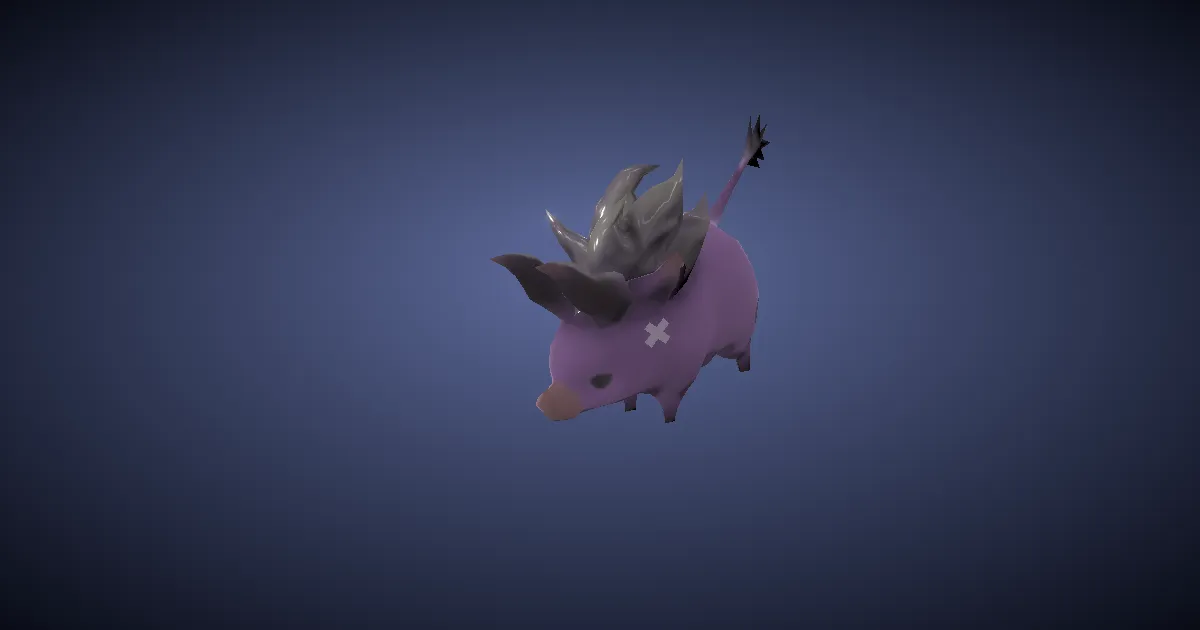 Baby behemoth in 3D