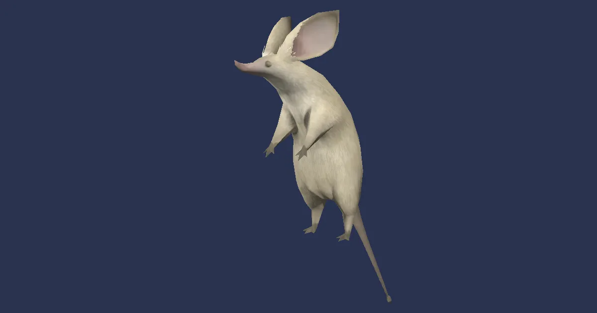 Tiny rat in 3D