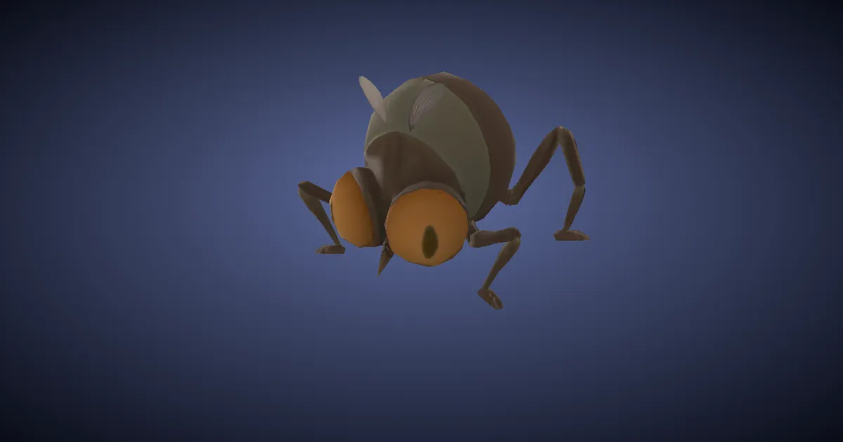 Stechmücken-Larve in 3D