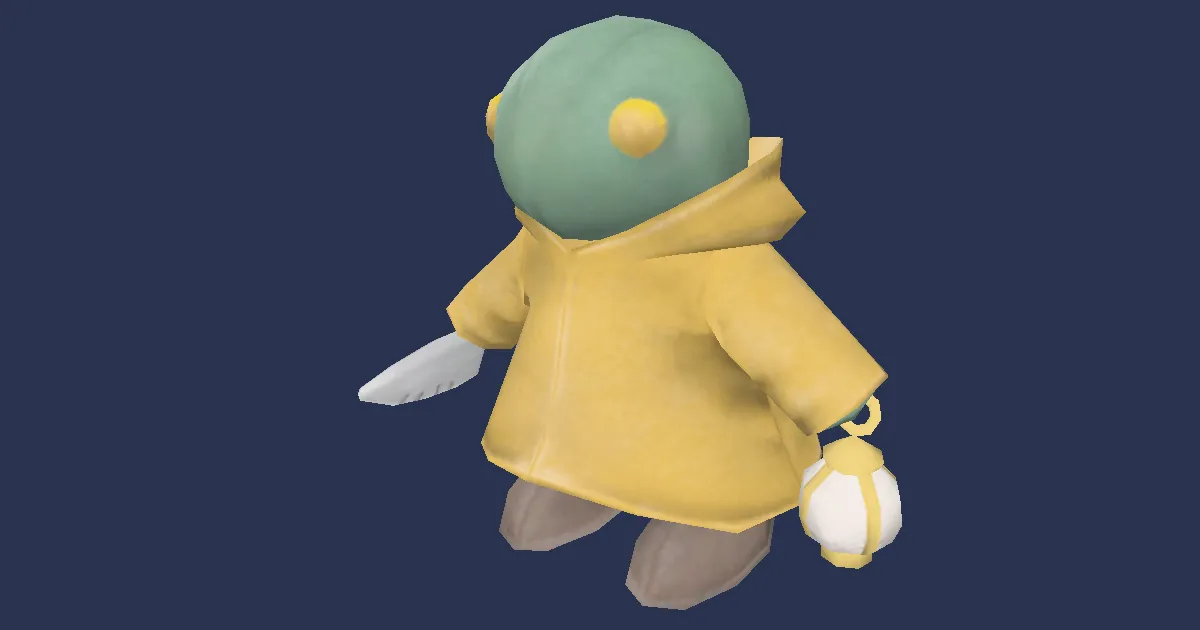 Wind-up tonberry in 3D