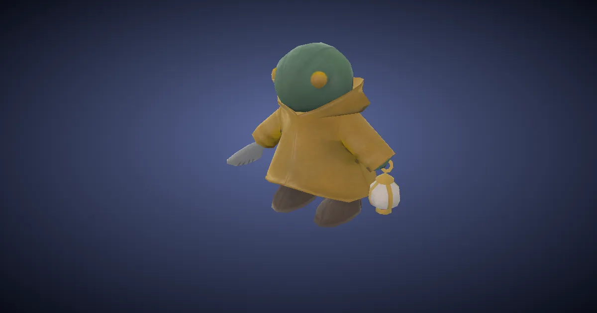Wind-up tonberry in 3D