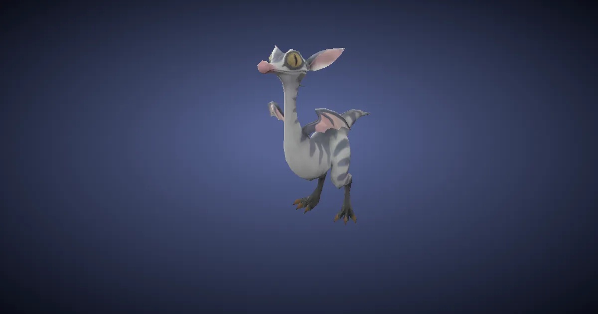 Baby-Raptor in 3D