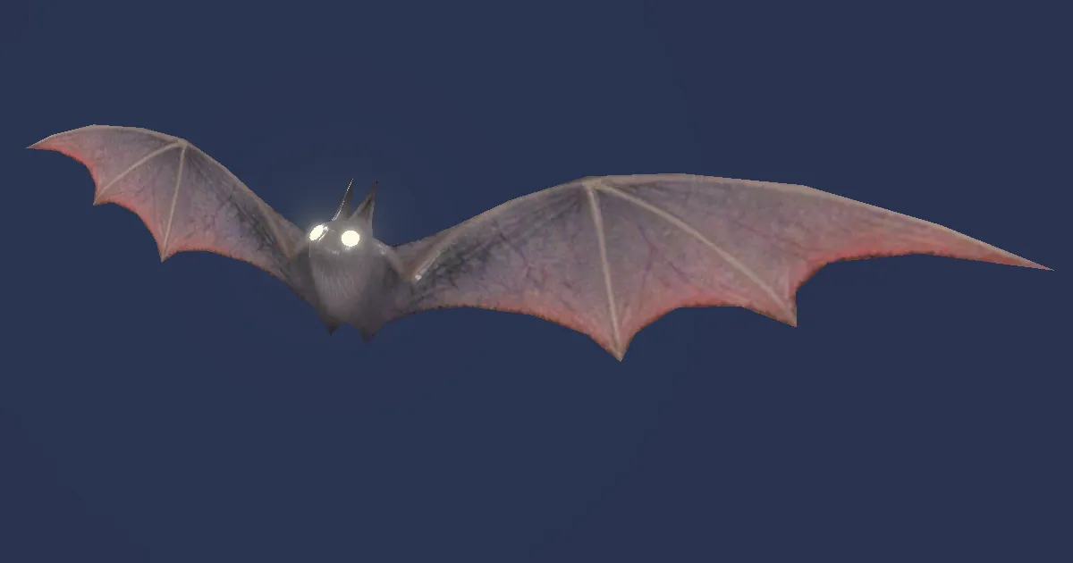 Bébé chauve-souris en 3D