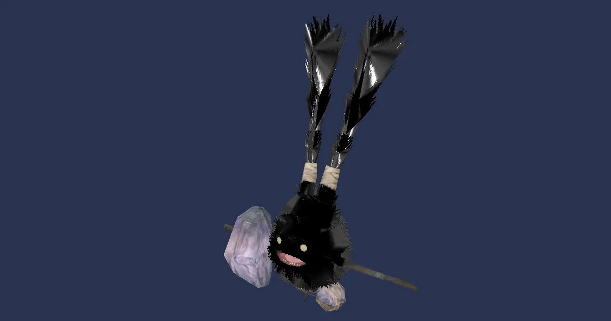 Dust bunny in 3D