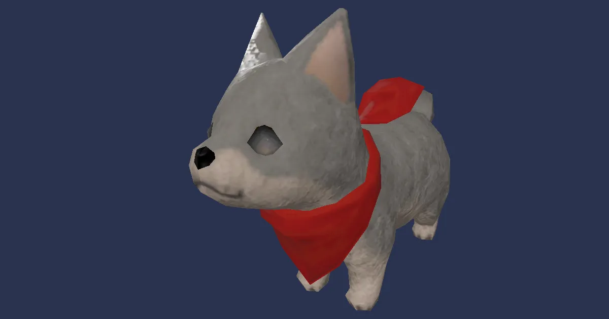 Wolf pup in 3D
