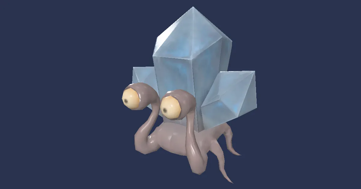 Larve de coblyn en 3D
